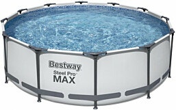 56260 Bestway 366 דגםX100 בריכה עגולה עם משאבת נייר