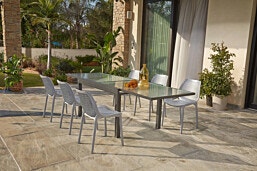 מערכת ריהוט 7 חלקים  ROYAL PREMIER בגוון אפור