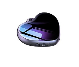 מקליט קול 8GB נסתר מקצועי בצורת לב כולל הפעלה קולית