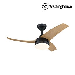 Westinghouse דגם 73088-2848 צבע שחור/עץ Longwood מאוורר תקרה 42" מסדרת