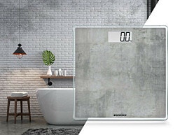 משקל אדם יוקרתי דמוי בטון דגם Style Sense Compact 63882 מבית SOEHNLE אפור