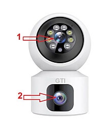 מצלמת אבטחה 2L-PRO מצלמה ראשית ממונעת 360 מעלות