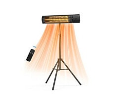 תנור חימום חיצוני נייד עם נורת  CAlmLight+סטנד