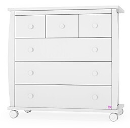 שידת החתלה לתינוק גיה MDF בציפוי מלאמין SuperSafe E1 - לבן