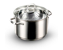 COOK MASTER סיר נירוסטה 24 סמ גבוה 6.7 ליטר