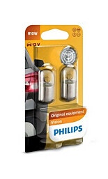 PHILIPS 10W 12V R10W נורה זוג