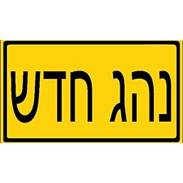 שלט נהג חדש