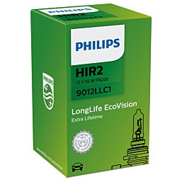 LONG LIFE  PHILIPS 55W 12V HIR2 נורה