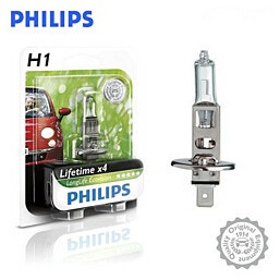 LONG LIFE ECO PHILIPS 55W 12V H1 נורה