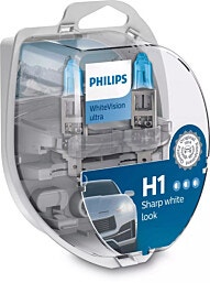 WHITEVISION ULTRA 55 וW 12V H1 נורה