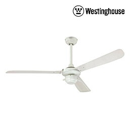 Westinghouse דגם 73082-2848 גוון לבן Mountain Gale 52 מסדרת" IP44 מאוורר תקרה למרפסות ופרגולות