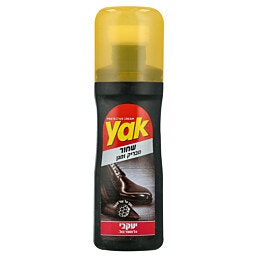 YAK- בקבוק מבריק נעליים בגוון שחור