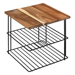 ארגונית מדפים 2 קומות 24X24 סמ