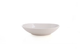 simply white קערת הגשה אובלית 22.5 סמ פורצלן