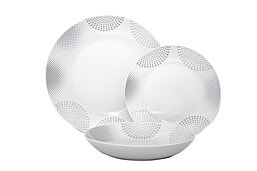 Circles מערכת אוכל 18 חלקים פורצלן