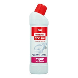 הפי ג'ל לניקוי אסלה עם כלור 750 מל
