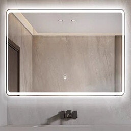 מראת אמבטיה חכמה עם תאורת לד 60x80 ס"מ דגם TV