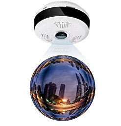 Pan21 אלחוטית פנורמית דגם IP מצלמת אבטחה
