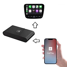 Apple מתאם אלחוטי למסך לרכב למכשירי