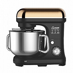 מיקסר מקצועי 11 ליטר דגם Luxor Premium AHY-11BG שחור מט / זהב