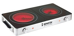 Benaton מבית BT- 4022 פלטה קרמית כפולה דגם