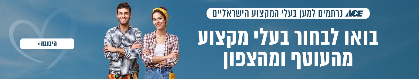 אייס נרתמים למען בעלי מקצוע ישראליים 