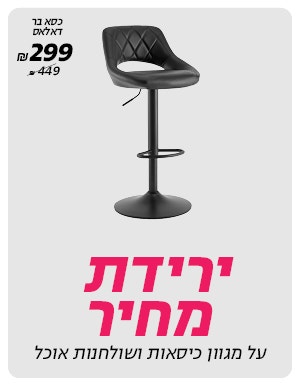 ירידת מחיר על מגוון פינות אוכל באתר